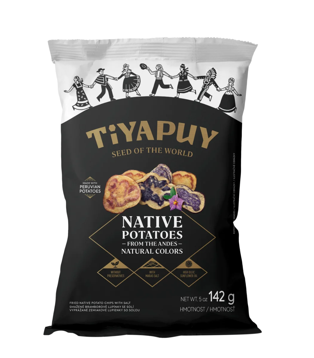 Nutricius TIYAPUY brambůrky Natural se solí 142 g