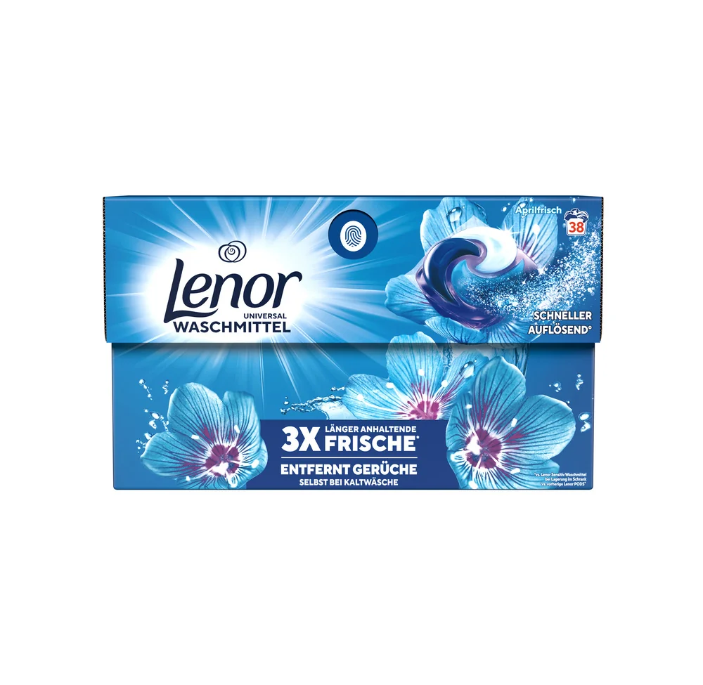Lenor Universal Aprilfrisch kapsle na praní 38 ks