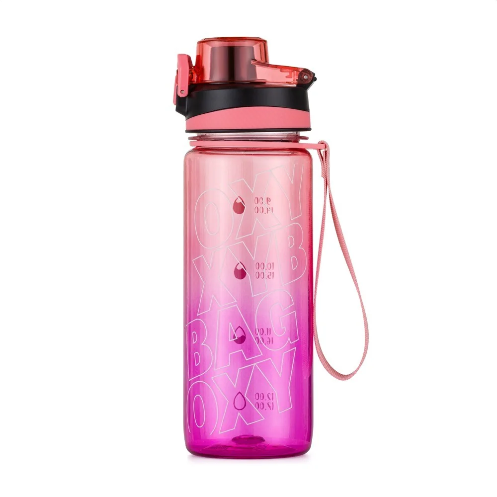 Oxybag OXY LiFE - láhev na pití Ombre Rose, 800 ml