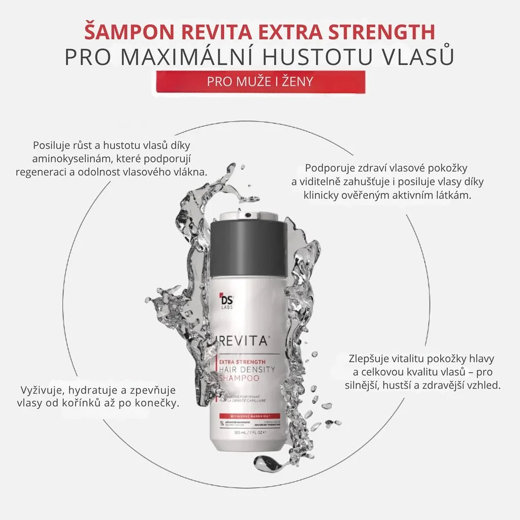 DS Laboratories Revita Extra Strenght šampon při vypadávání vlasů 205 ml