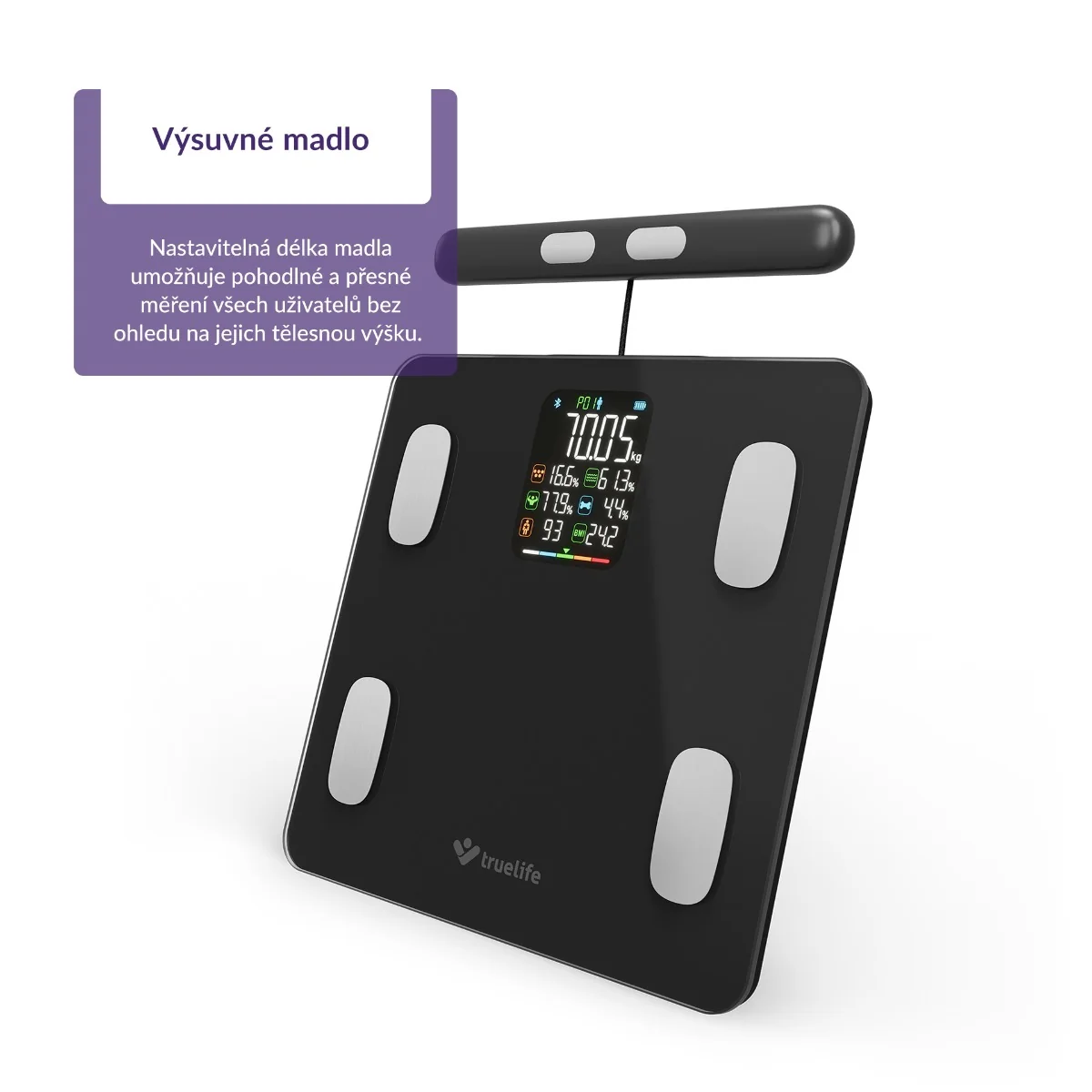 Truelife FitScale W8 osobní váha black