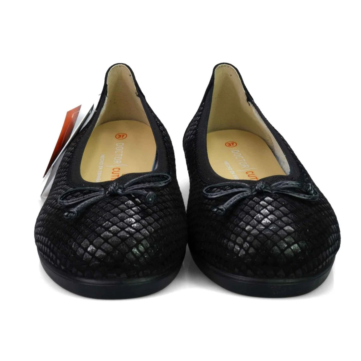 Doctor Cutillas Černé široké dámské baleriny model 10626, velikost: 39