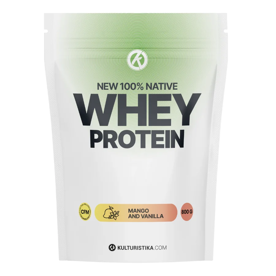 Kulturistika.com New 100% Whey Protein 800g - mango, vanilka