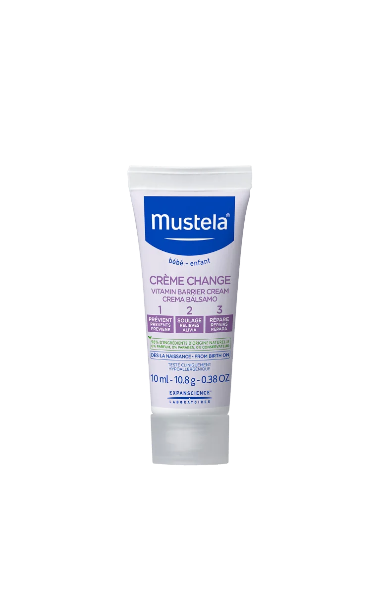 Mustela Newborn kosmetická taštička s produkty péče o miminko