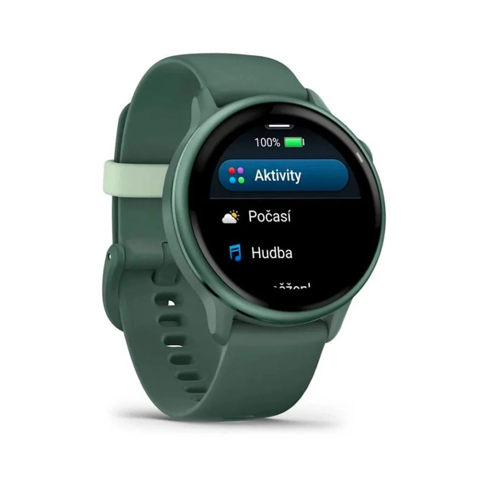 Garmin Vívoactive 6 chytré hodinky Metallic Jasper Green