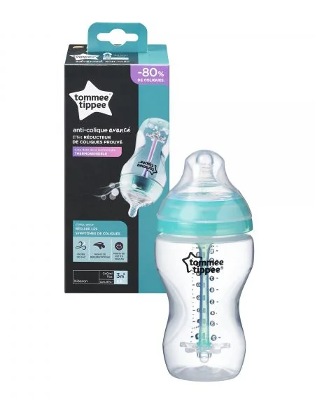 Tommee Tippee Kojenecká lahev ADVANCED ANTI-COLIC Střední průtok 3m+ 340 ml 1 ks