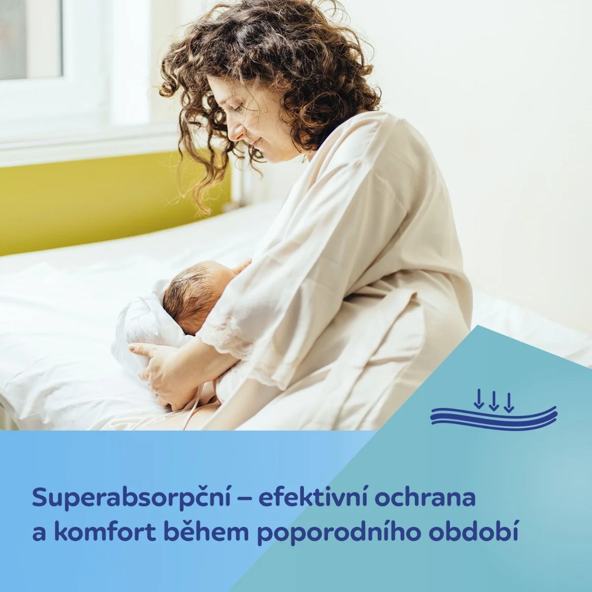 Canpol babies Vysoce absorpční tvarované vložky po porodu noční 10 ks