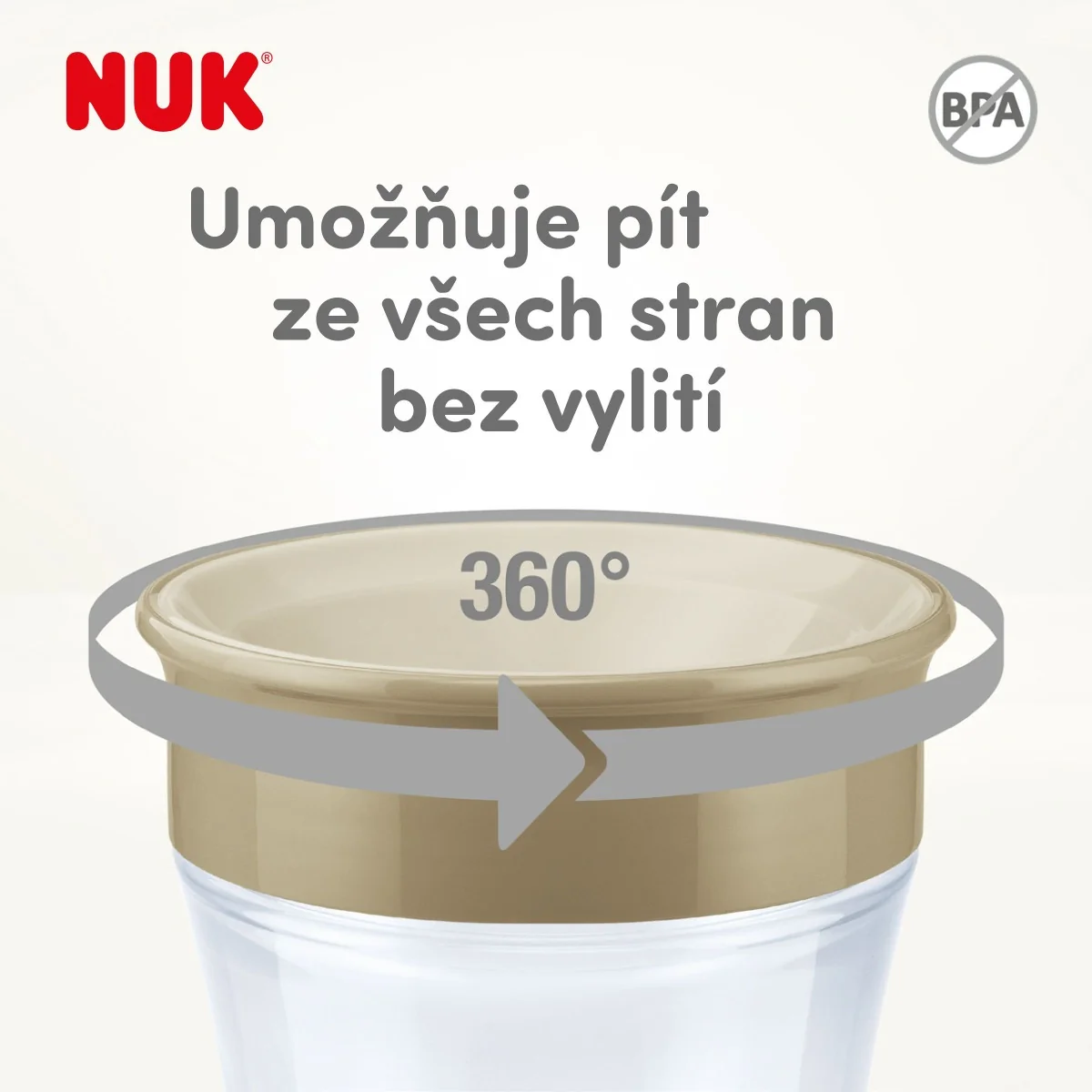 NUK Hrnek Magic Cup Disney Mickey Mouse 8m+ 230 ml 1 ks