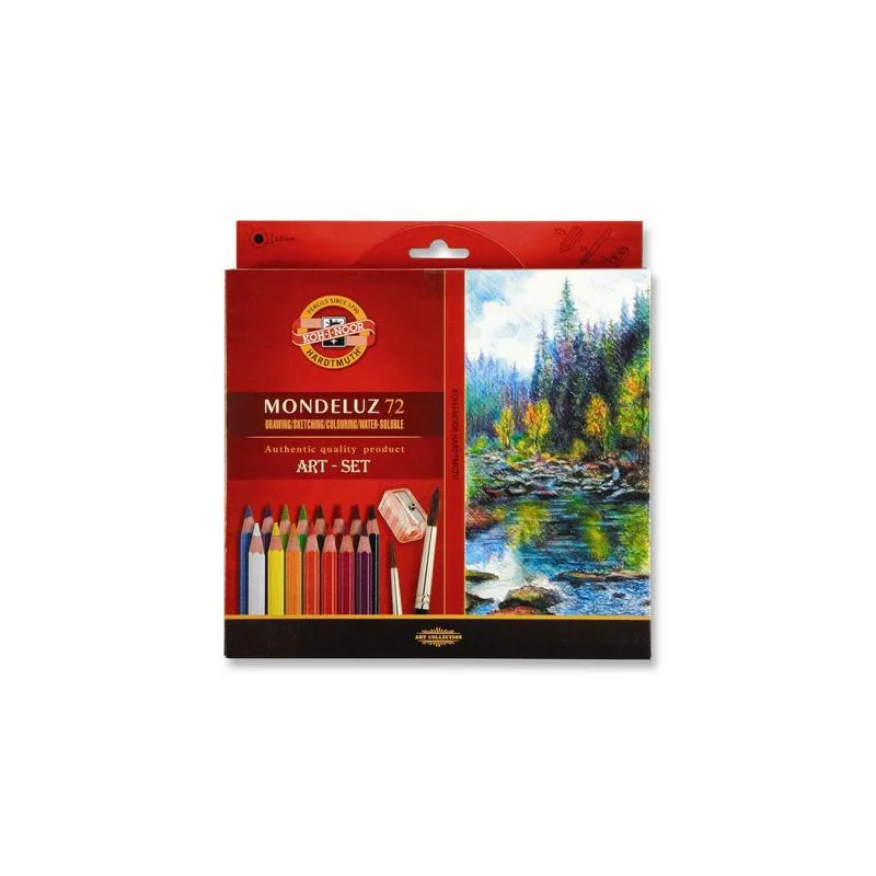 KOH-I-NOOR MONDELUZ 3714/72 - akvarelové pastelky - 72 ks