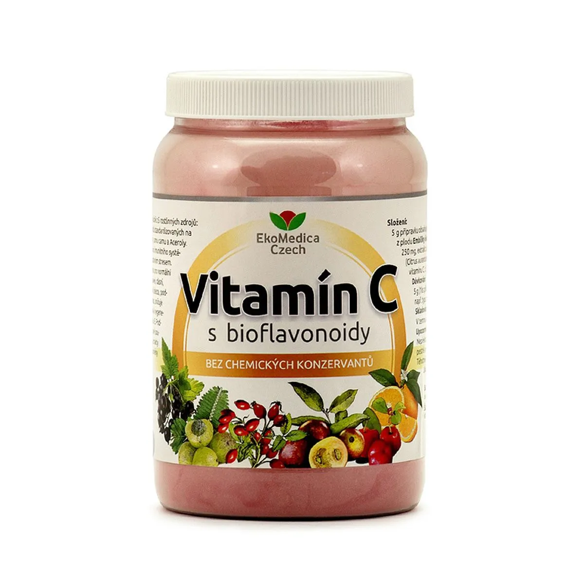 Ekomedica Vitamín C s bioflavonoidy 250 g