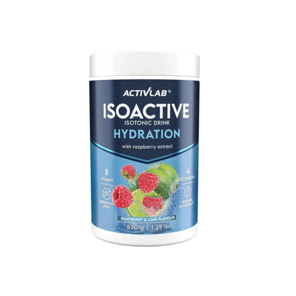 Activlab Isoactive iontový nápoj s malinou limeta 630 g