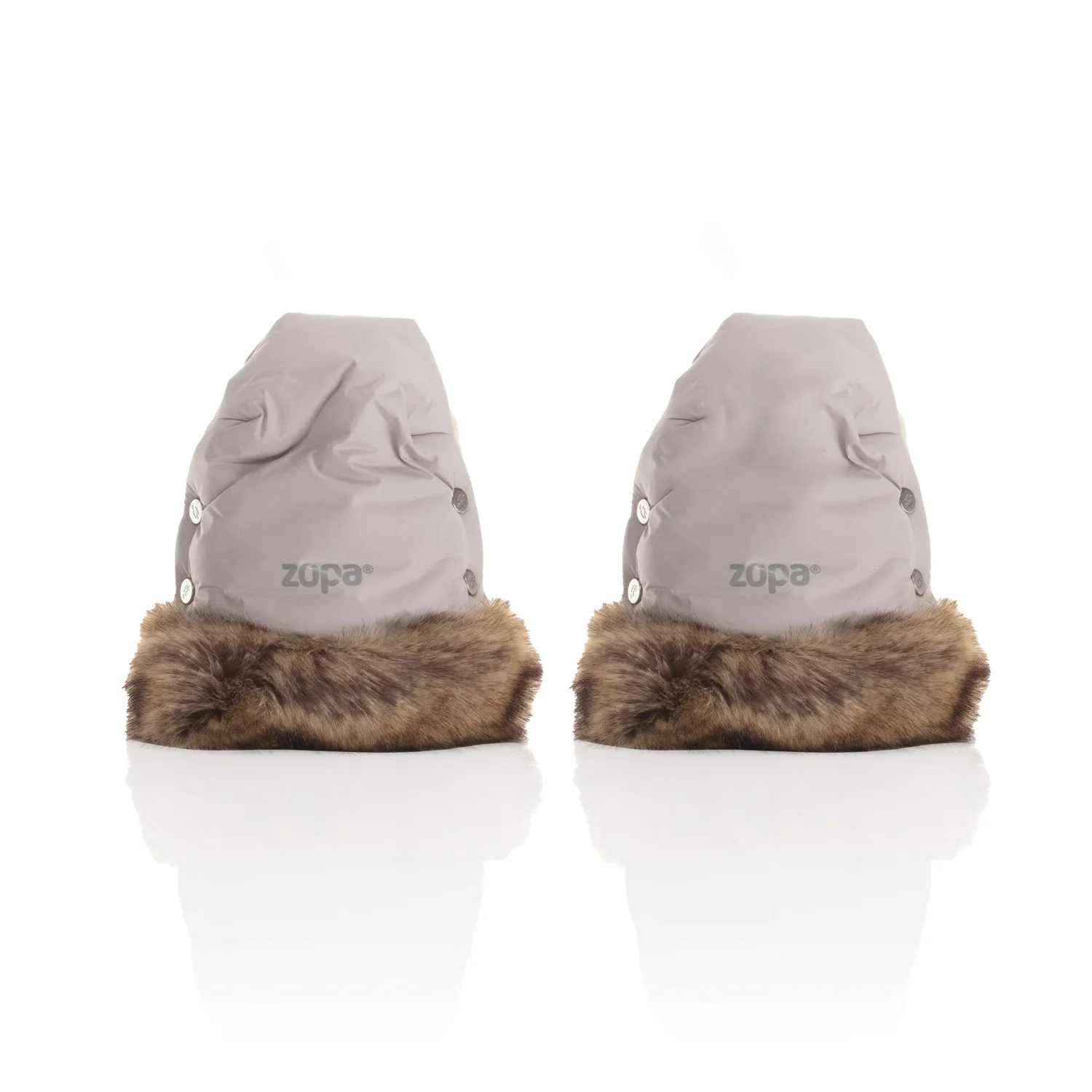 Zopa Zimní rukavice Fluffy 2, Foggy Grey 2