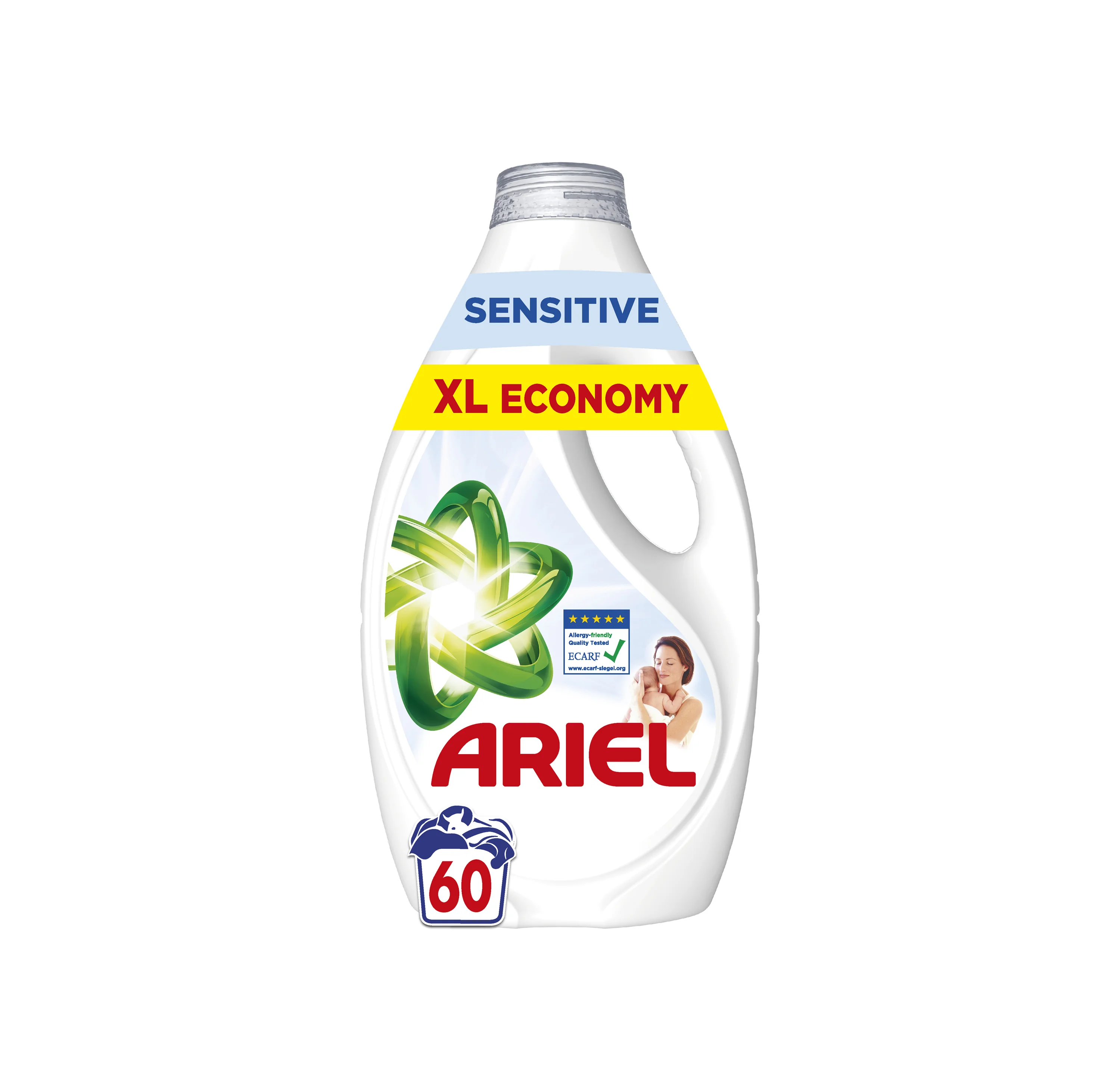Ariel Sensitive prací gel 2,7 l 60 praní