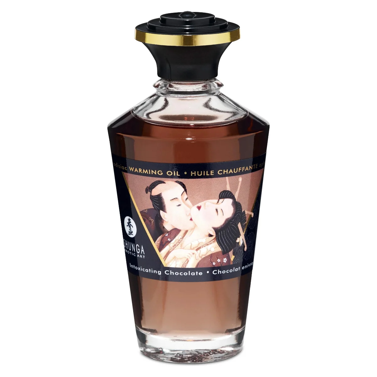 Shunga Aphrodisiac Warming Oil – ohřívací masážní olej, čokoláda