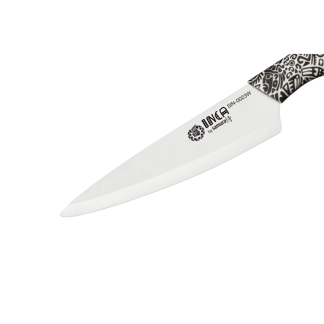 Samura INCA Univerzální keramický nůž 15,5 cm s čepelí z bílé zirkonie (SIN-023W)