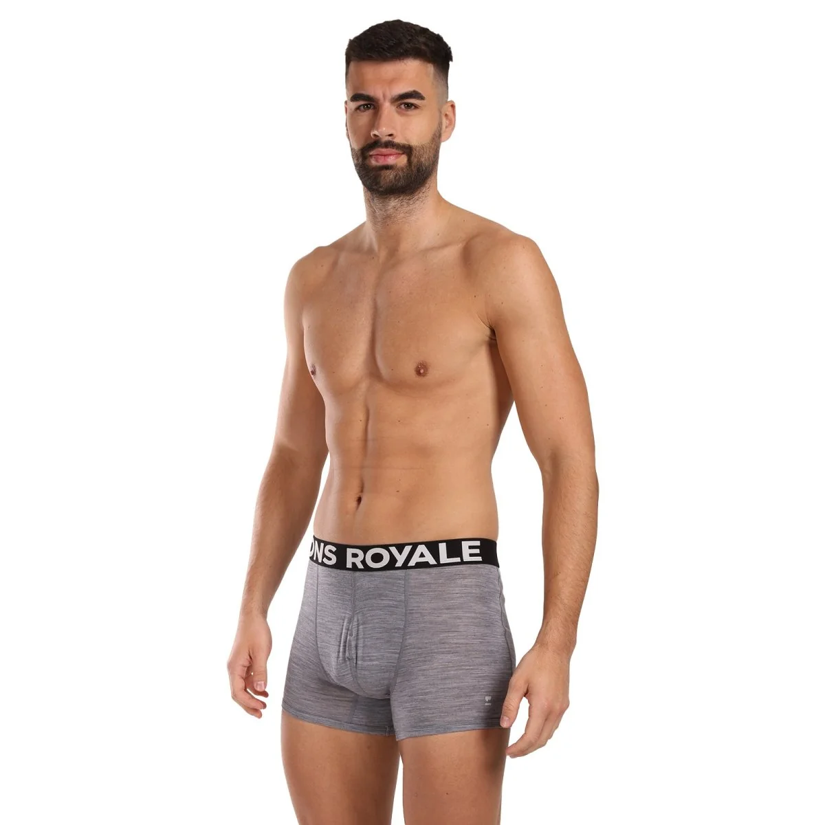 Mons Royale Pánské boxerky šedé (100087-2169-710) M