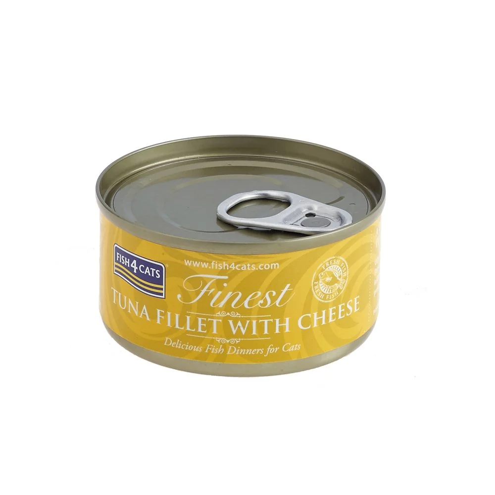 Fish4Cats Konzerva pro kočky Finest tuňák se sýrem 70 g