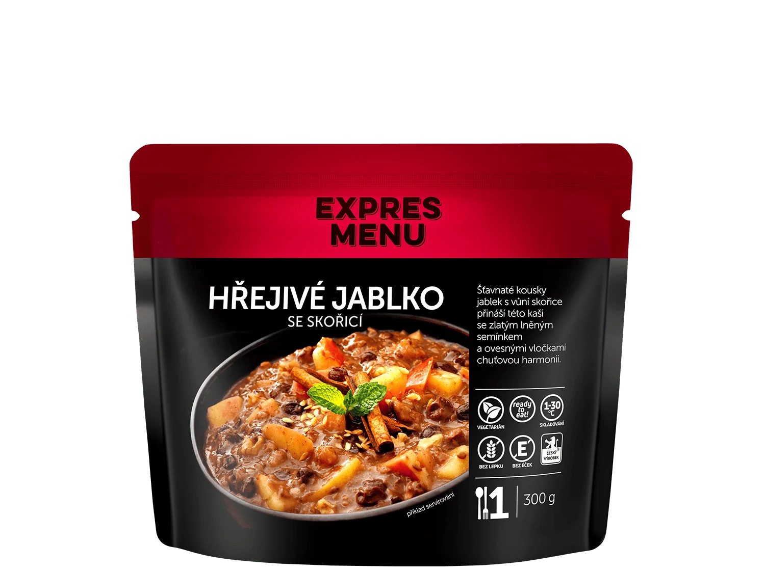 EXPRES MENU Hřejivé jablko se skořicí 300 g (1 porce)