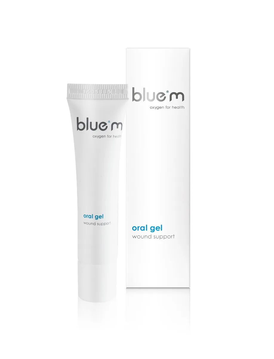 BlueM Gel na hojení ran v ústech 15 ml