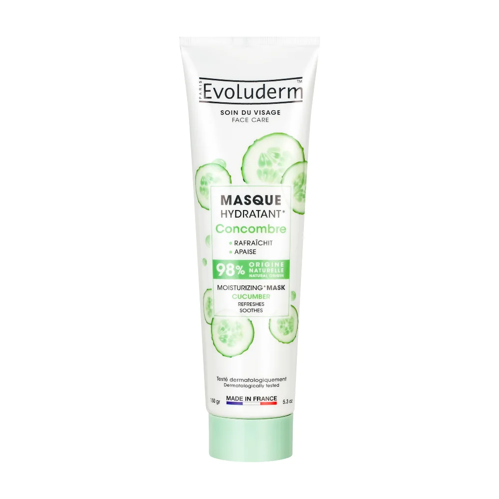 Evoluderm Hydratační pleťová maska s okurkovým extraktem 150 ml