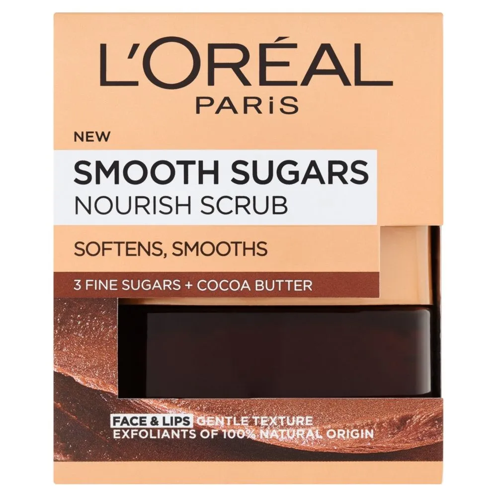 Loréal paris Jemný vyživující cukrový scrub maska 50 ml