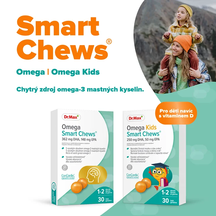 Smart Omega Rivayne Dr. Max Omega Kids Smart Chews 30 ks | Dr. Max Lékárna