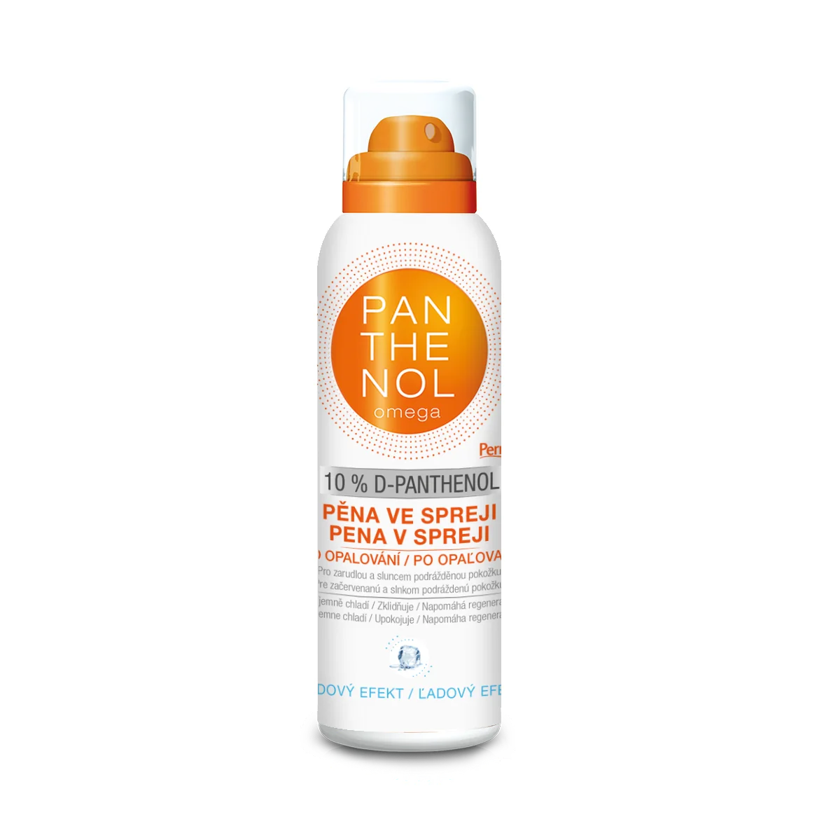 Panthenol Omega Chladivá pěna ve spreji 10% 200 ml