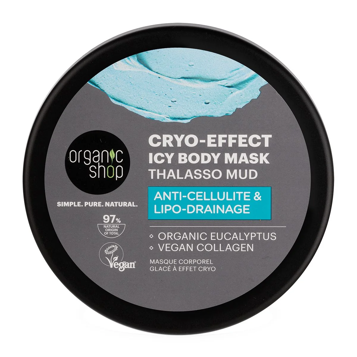 Organic Shop Thalasso Bahenní chladivá tělová maska 300 ml