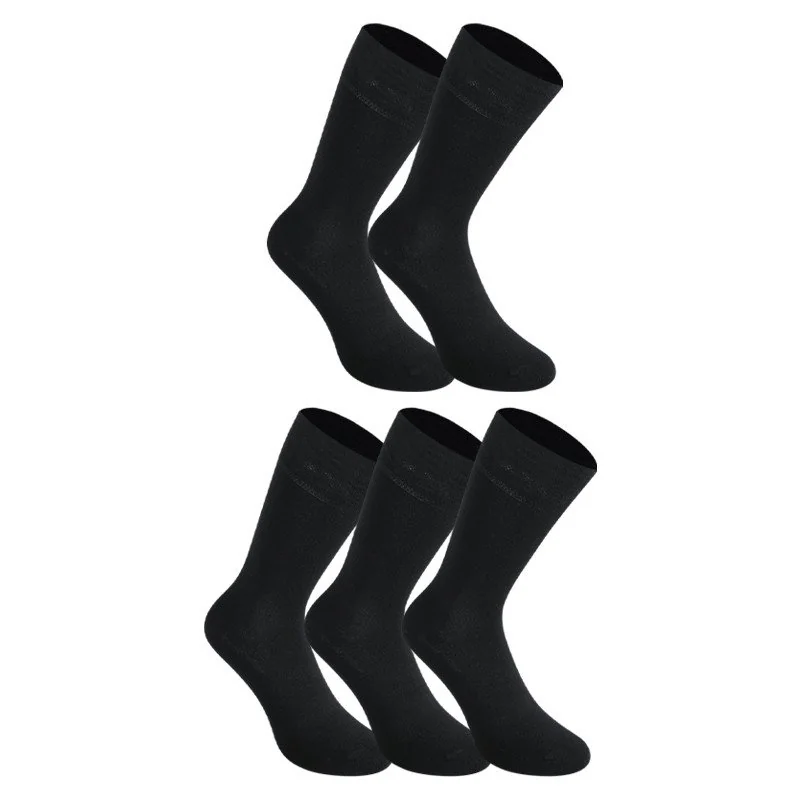 Styx 5PACK ponožky vysoké bambusové černé (5HB960)  L 