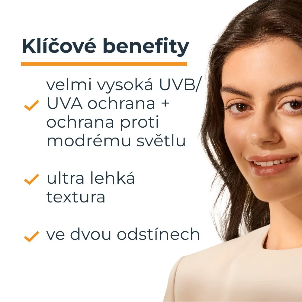 Eucerin SUN Hydro Protect Ultra lehký fluid na obličej středně tmavý SPF50+ 50 ml