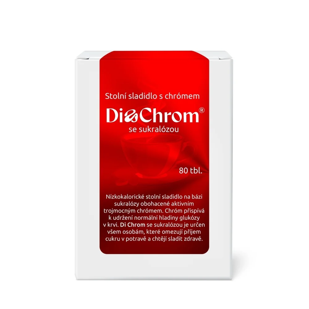 Di Chrom se sukralózou stolní sladidlo 80 tablet