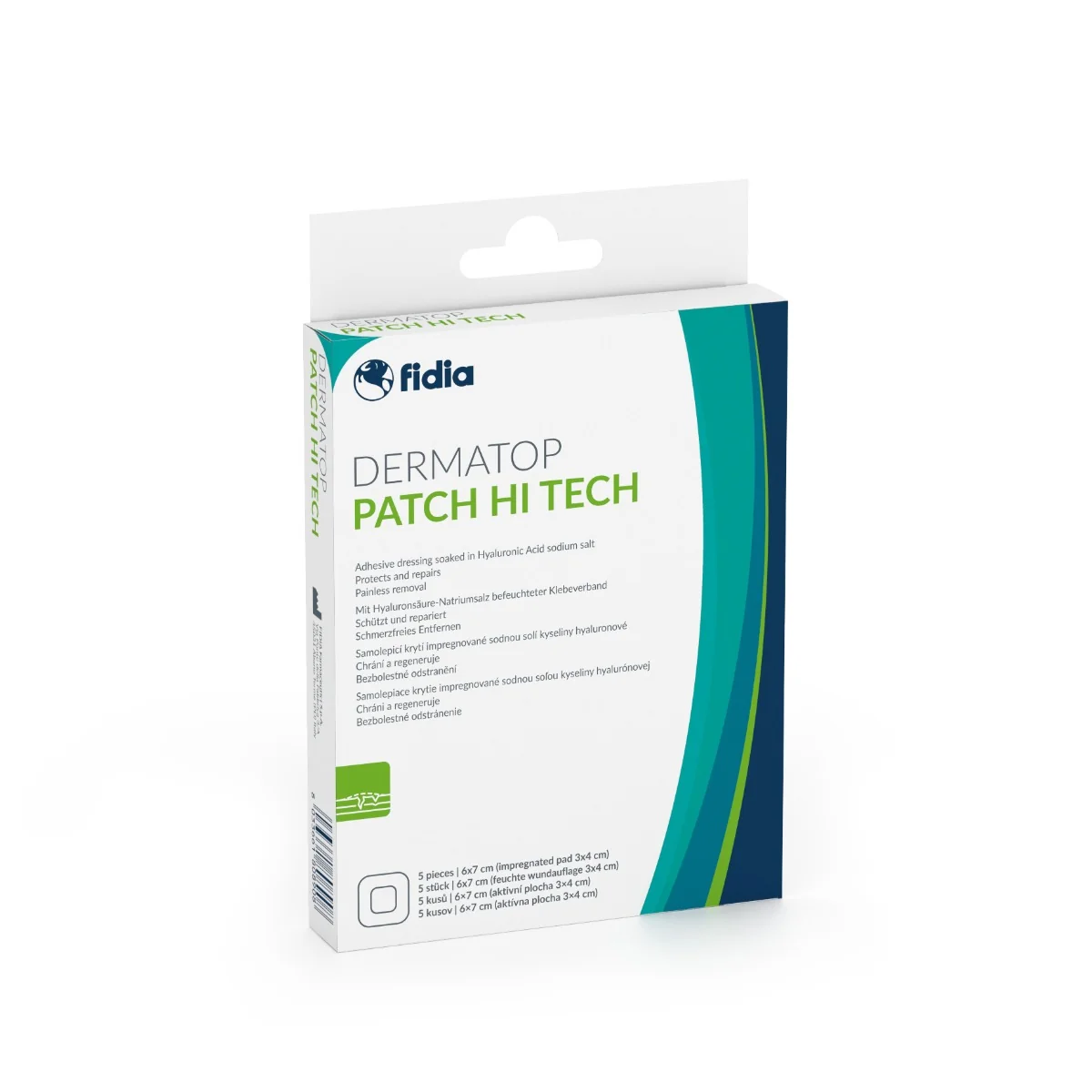 DERMATOP Patch hi tech 6 x 7 cm 5 ks