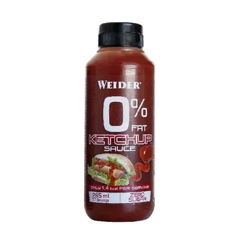 WEIDER 0 % Fat Ketchup omáčka dochucovadlo 265 ml