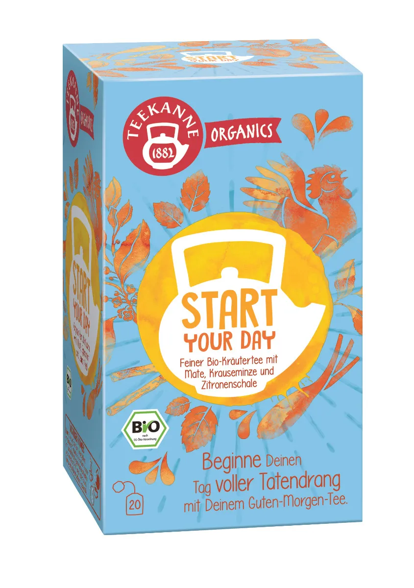 Teekanne Organics BIO Start your day čaj porcovaný 20x1,8 g