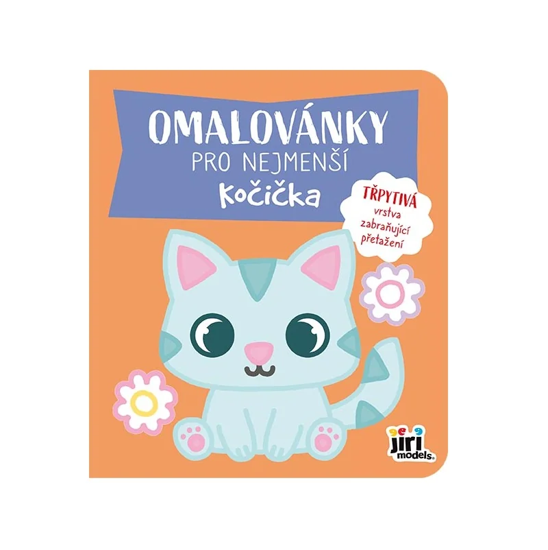 JIRI MODELS Omalovánky pro nejmenší Kočička 1 ks