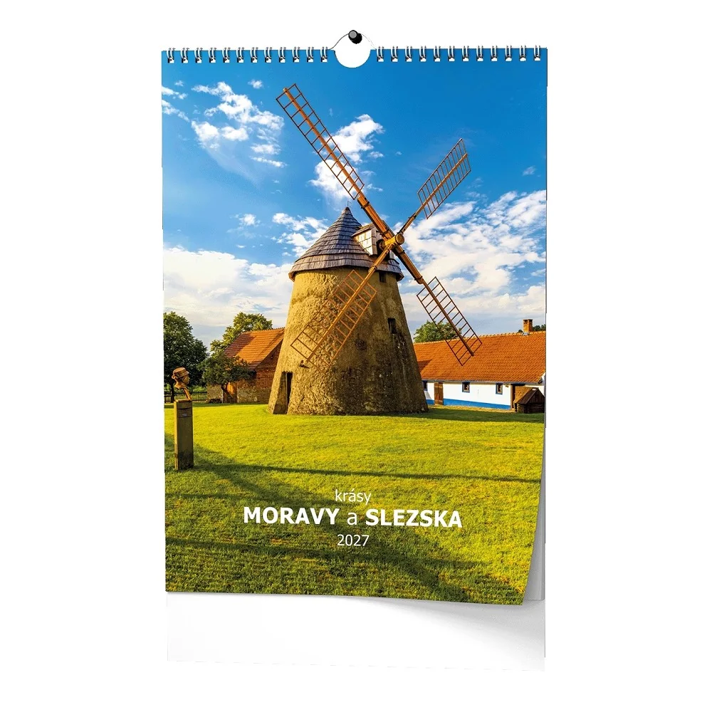 Baloušek Nástěnný kalendář Krásy Moravy a Slezska 2027 32 × 45 cm