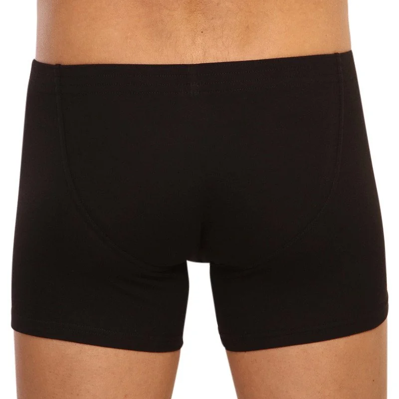 Styx Pánské boxerky long klasická guma černé (F961) S