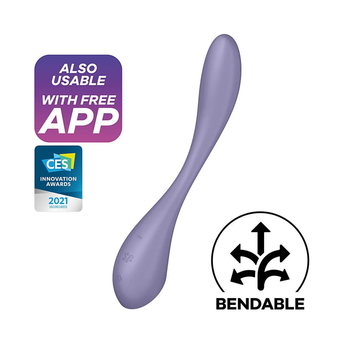 Satisfyer G-Spot Flex 5 Connect App - Minivibrátor
