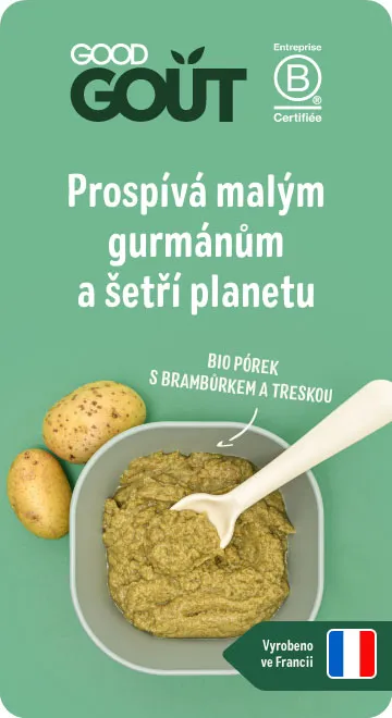 Good Gout BIO Pórek s brambůrkem a treskou 6m+ 190 g