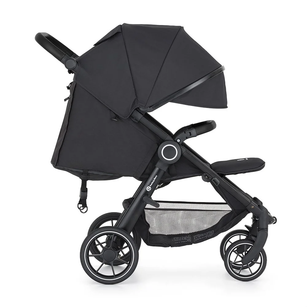 Petite&Mars Kočárek Street+ RWS Black Perfect Black