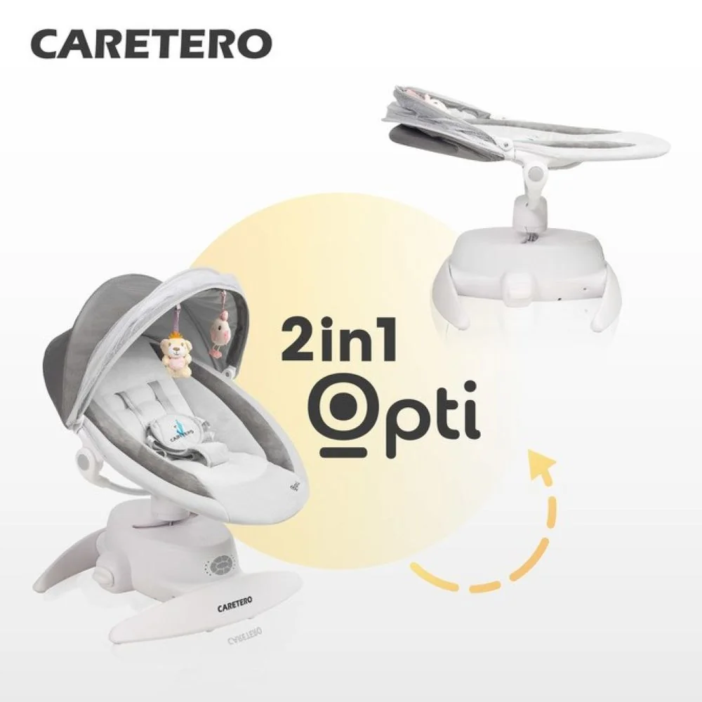 Caretero Houpací lehátko OPTI - modré