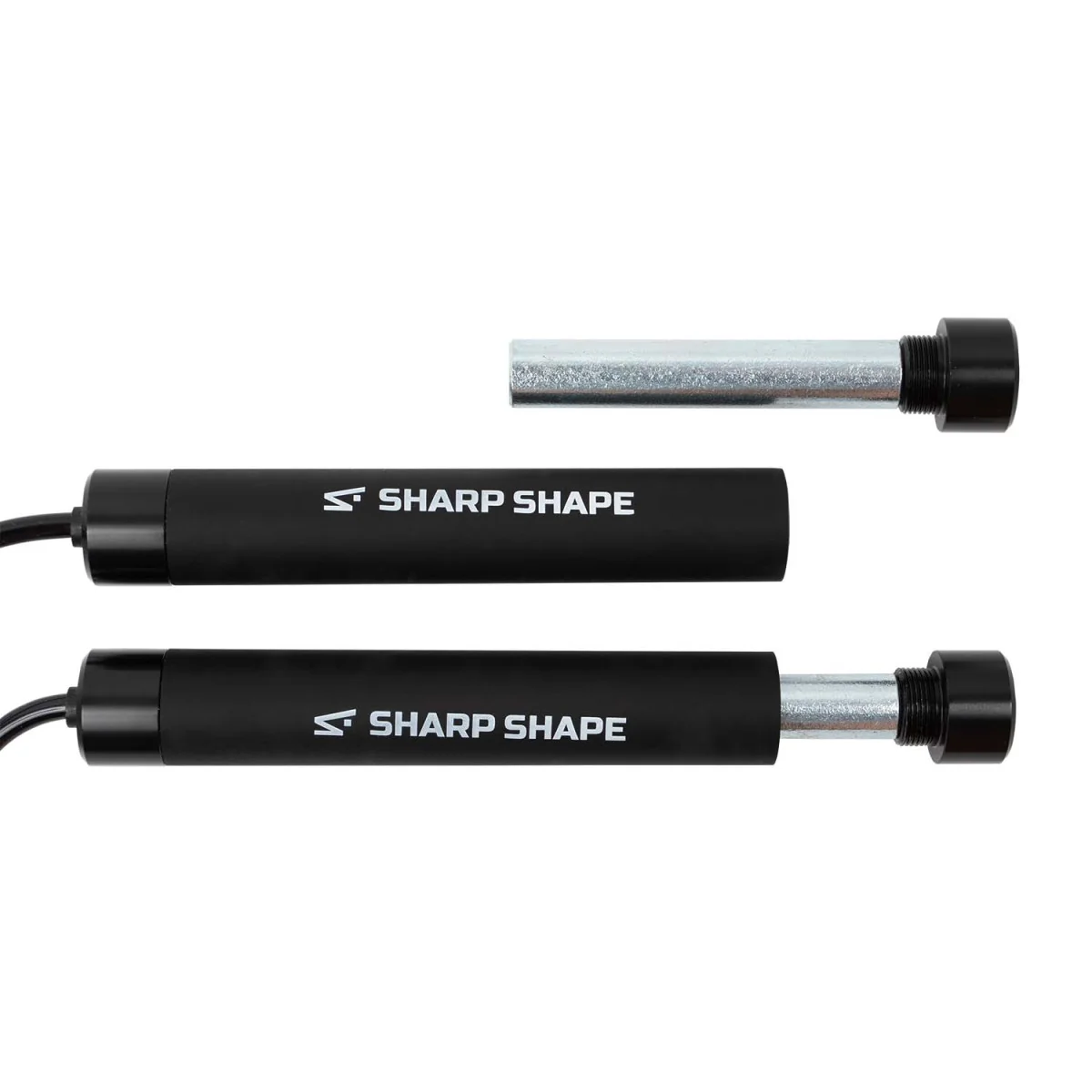 SharpShape Zátěžové švihadlo 90 g černé