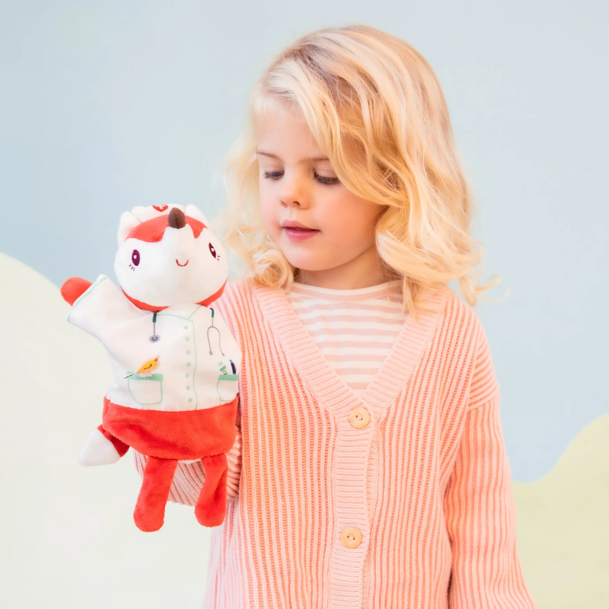Lilliputiens maňásek na ruku - doktorka liška Alice