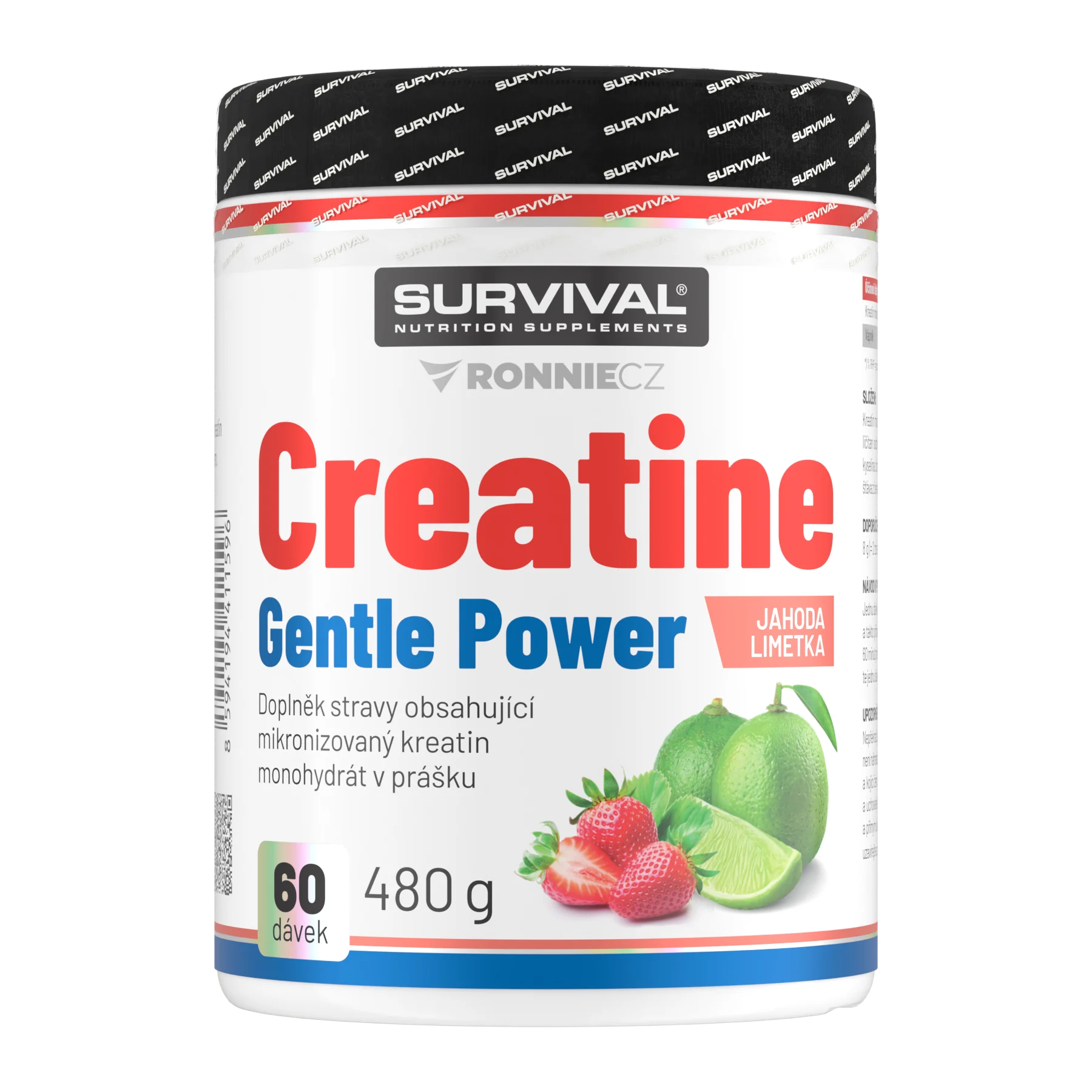 Survival Creatine Monohydrate Gentle Power 480 g limeta-jahoda