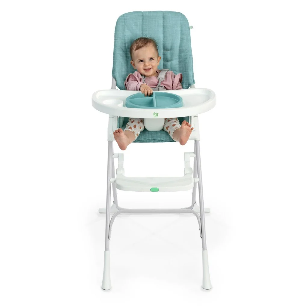Ingenuity Židle jídelní skládací Sun Valley™ Teal 6m+ do 15 kg