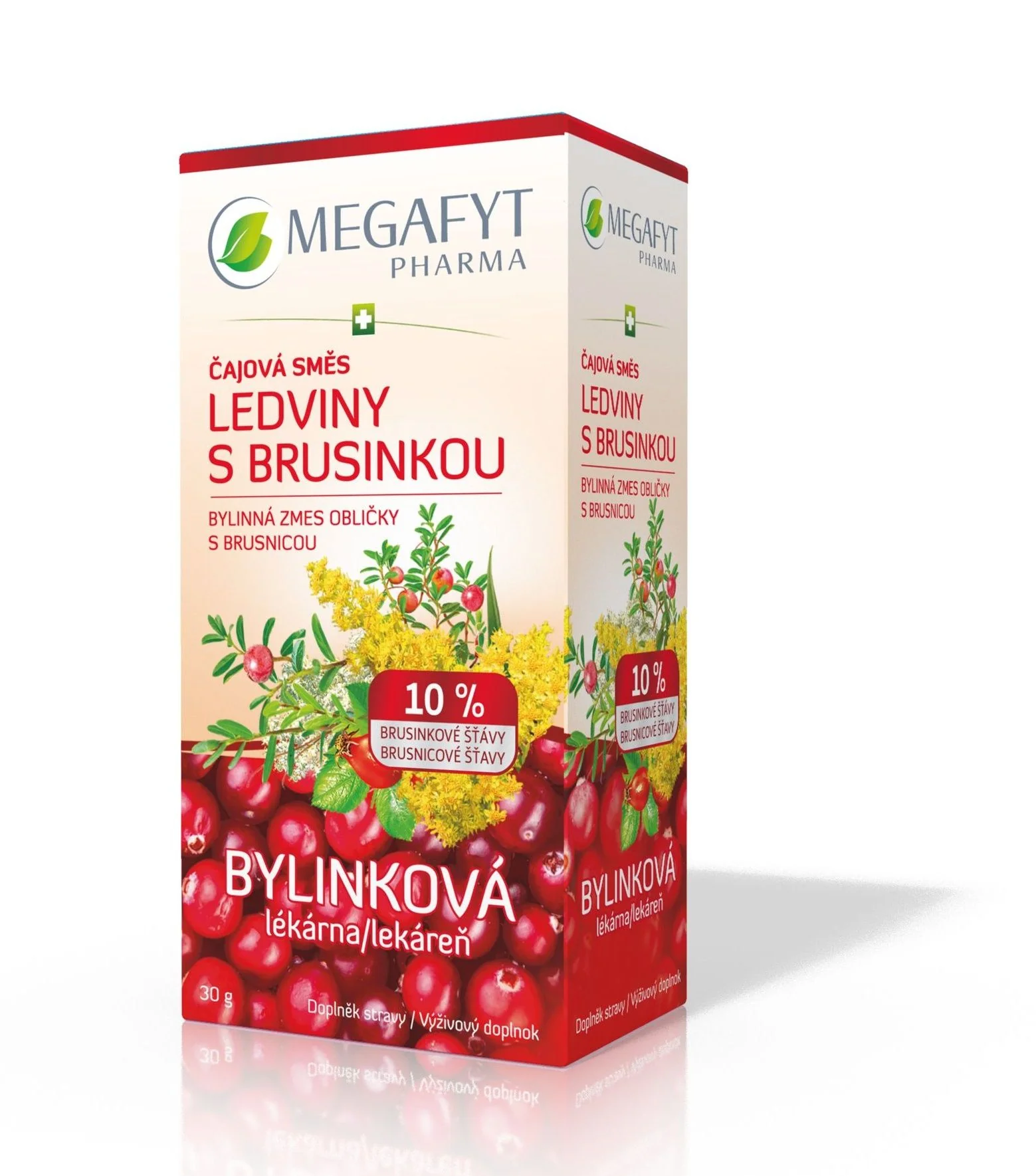 Megafyt Čajová směs ledviny s brusinkou porcovaný čaj 20 x 1,5 g