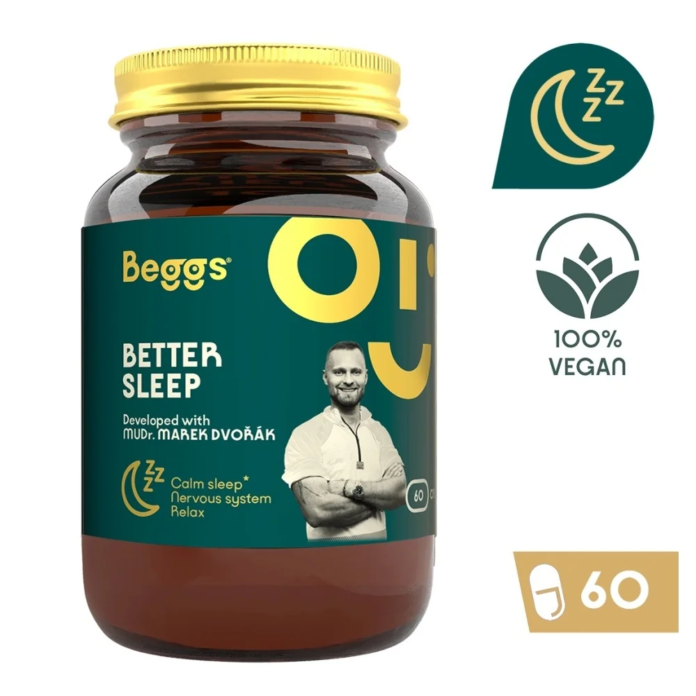 Beggs Better Sleep developed with Marek Dvorak 60 kapslí