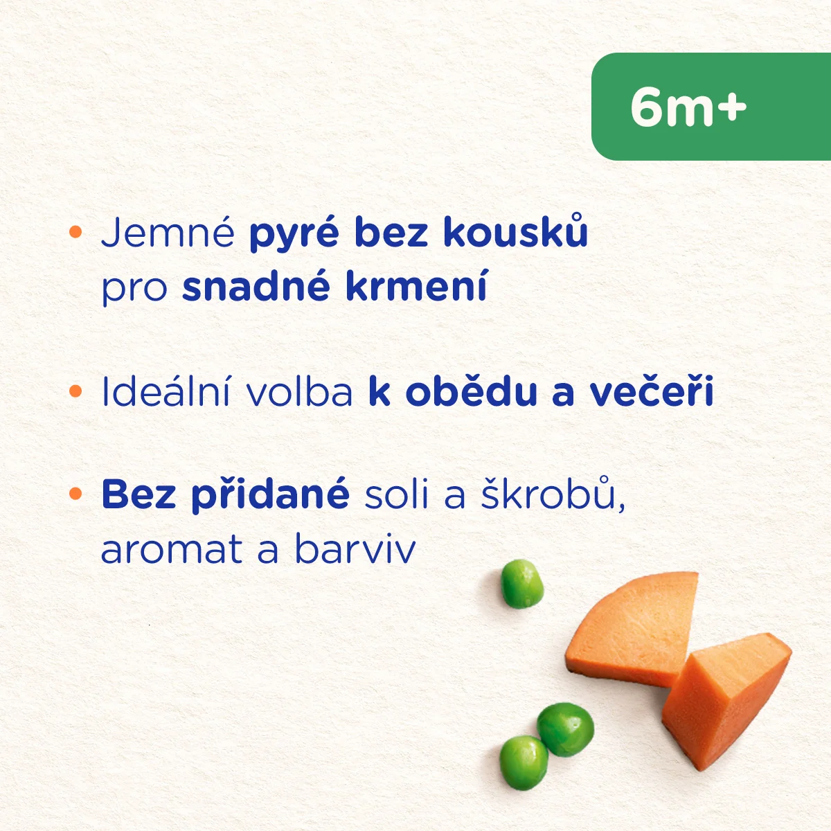 Sunar Příkrm Batátová kaše s krůtím masem 6m+ 190 g