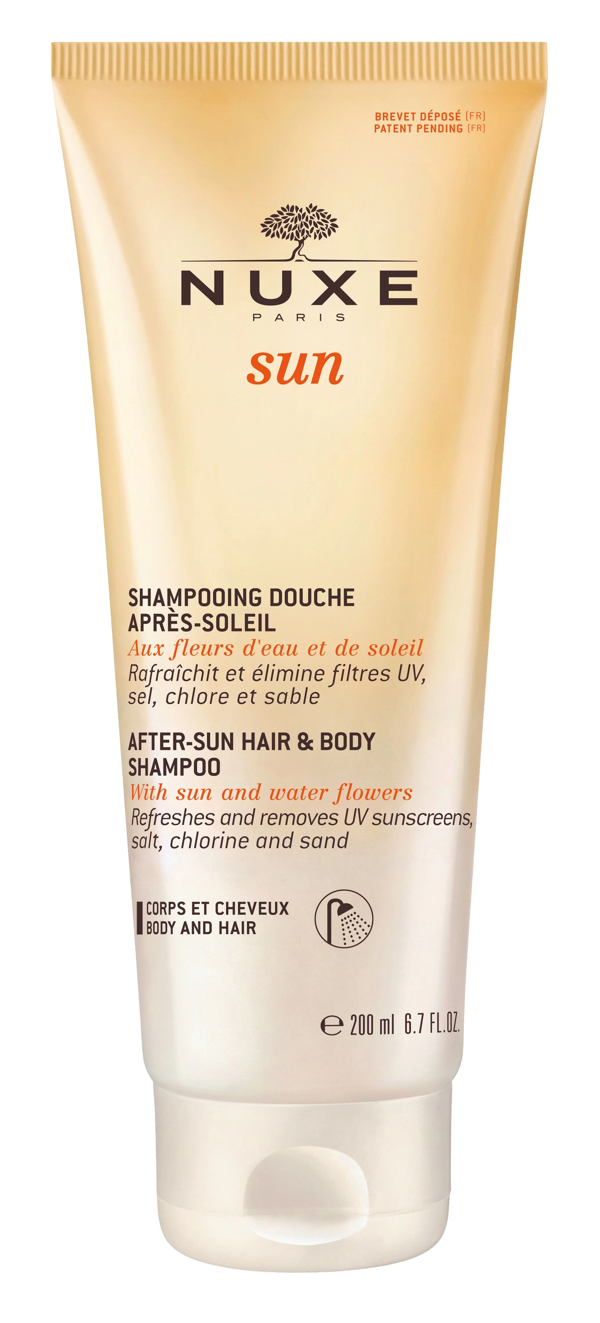 Nuxe RP NUXE SUN Šampon po opalování na vlasy a tělo 200 ml
