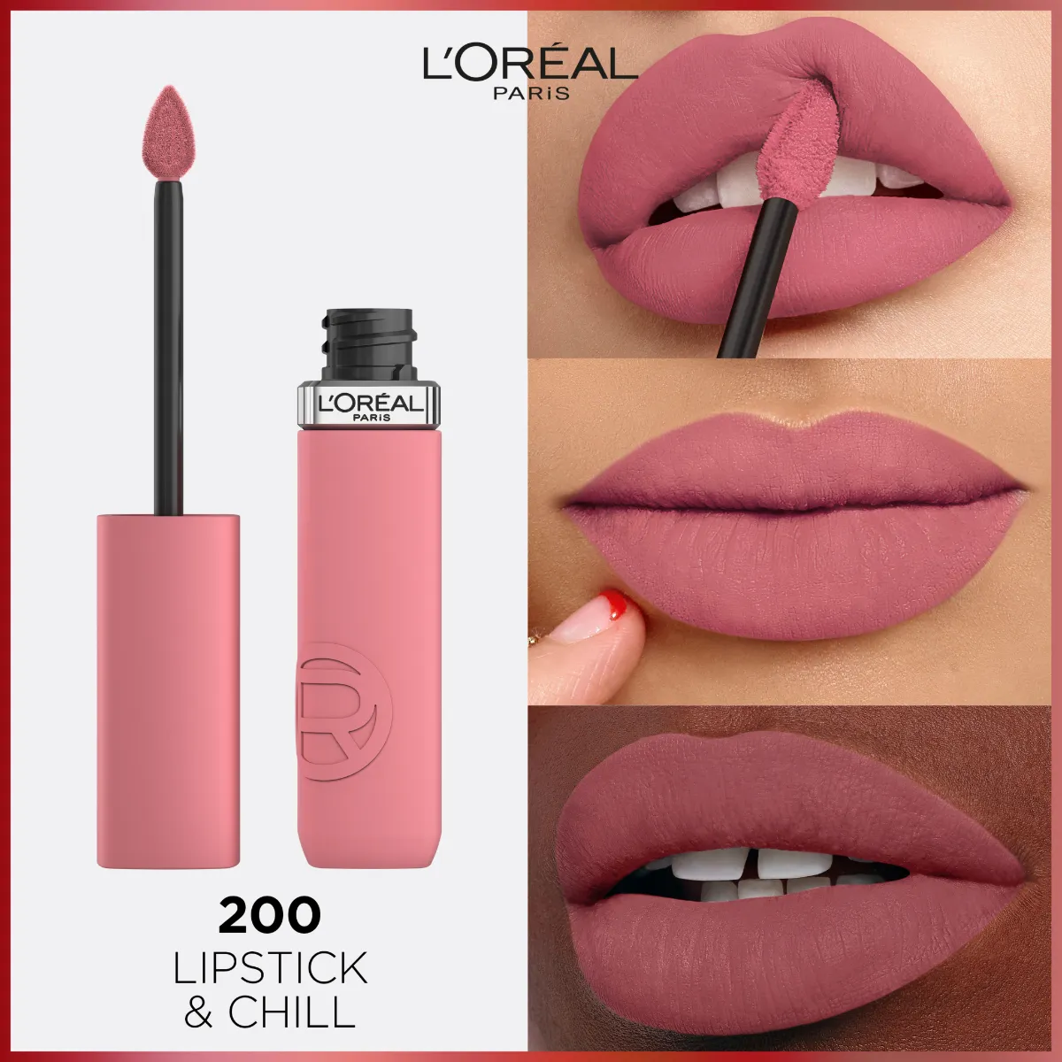 Loréal Paris Infaillible Matte Resistance 200 Lipstick&Chill rtěnka 5 ml
